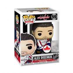 CAPITALS DE WASHINGTON -  FIGURINE POP! EN VINYLE DE ALEX OVECHKIN (GILET BLANC) (10 CM) 59